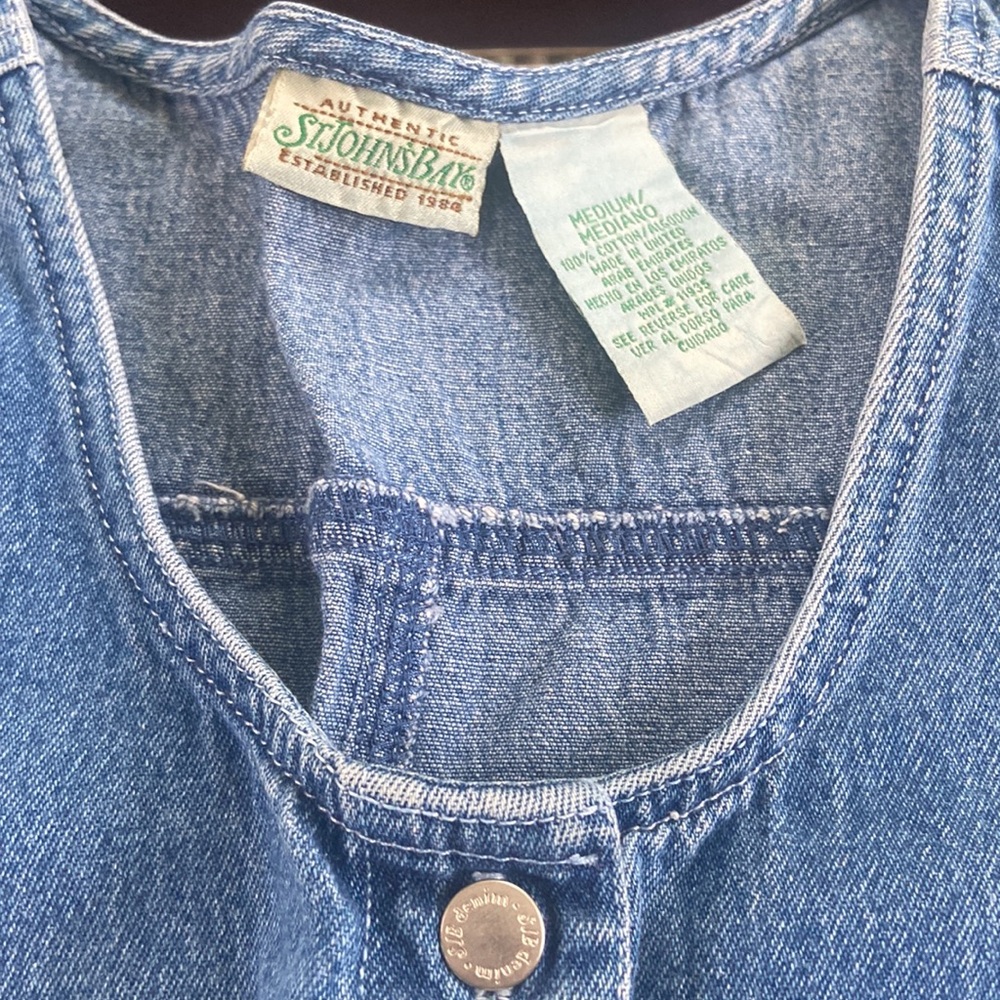 Vtg St. John’s Bay denim dress - Picture 10 of 10